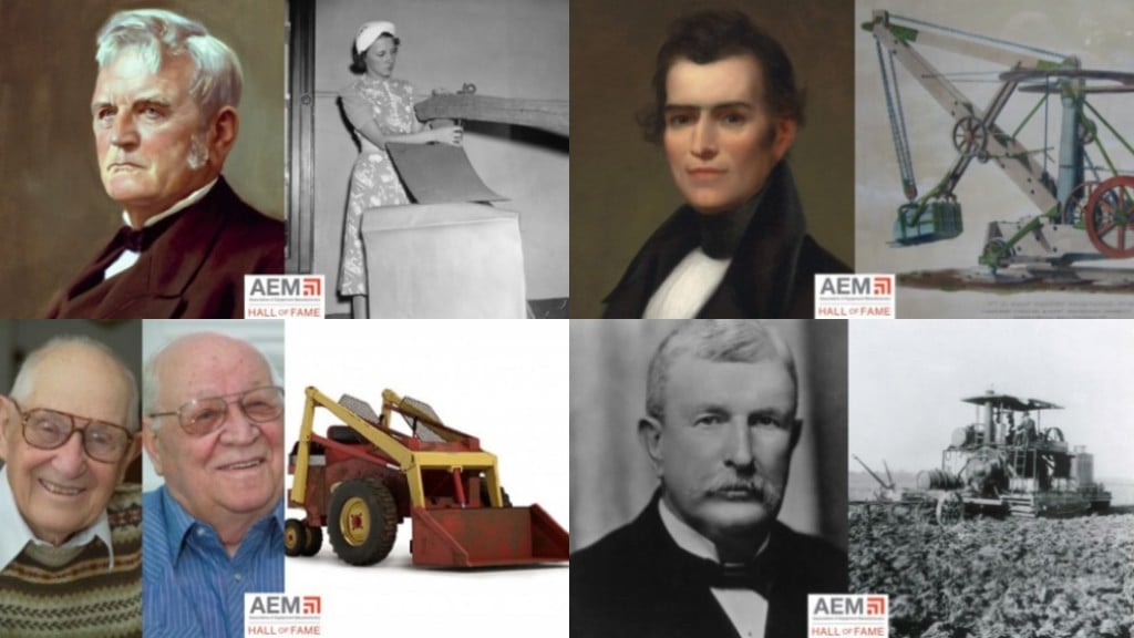A grid of four AEM Hall of Fame inductees