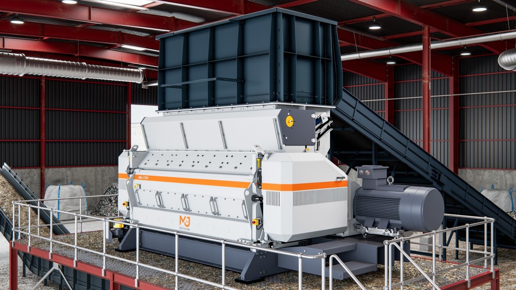 M&J Recycling's electronic fine shredder for RDF and SRF production