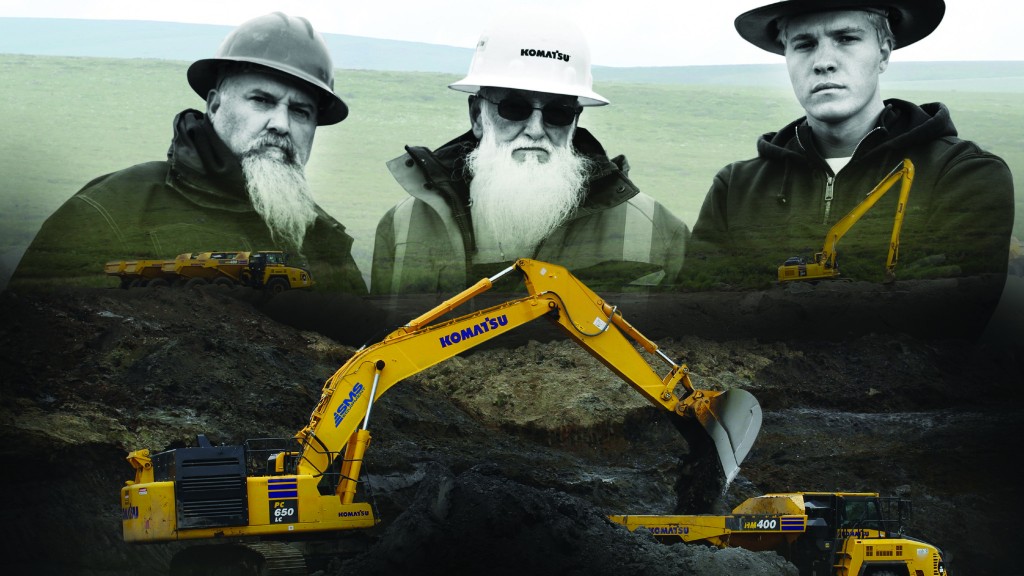 The Hoffman family behind Komatsu equipment