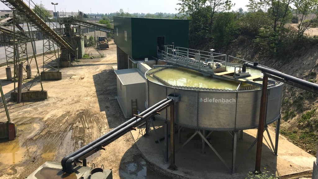 A wastewater treatment facility