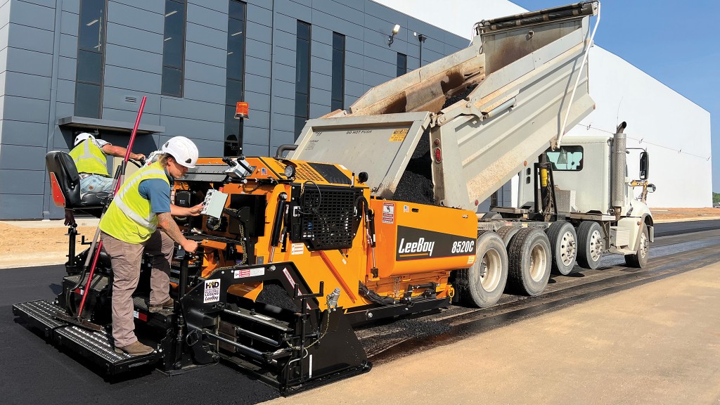 Busy smaller pavers can be at risk for asphalt buildup that may result in excess wear and downtime.