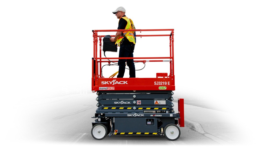 Skyjack shifts to AC electric drive motors in new scissor lift range