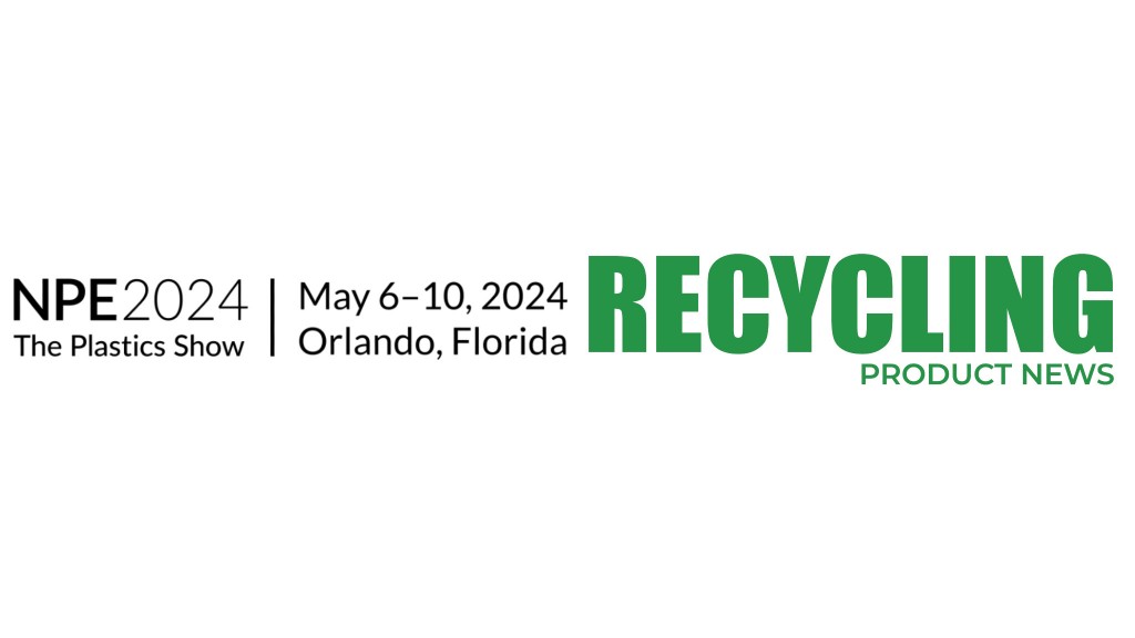 Recycling Product News partners with NPE2024