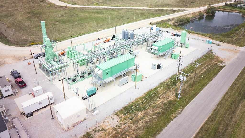 The Archaea Energy renewable natural gas plant in Medora, Indiana.