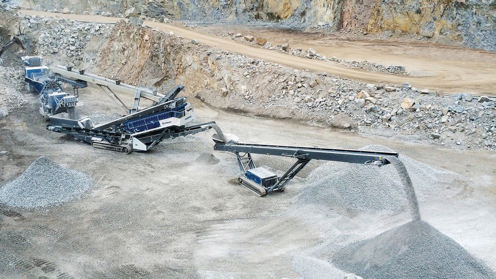 Kleemann reduces dust and noise around aggregates equipment