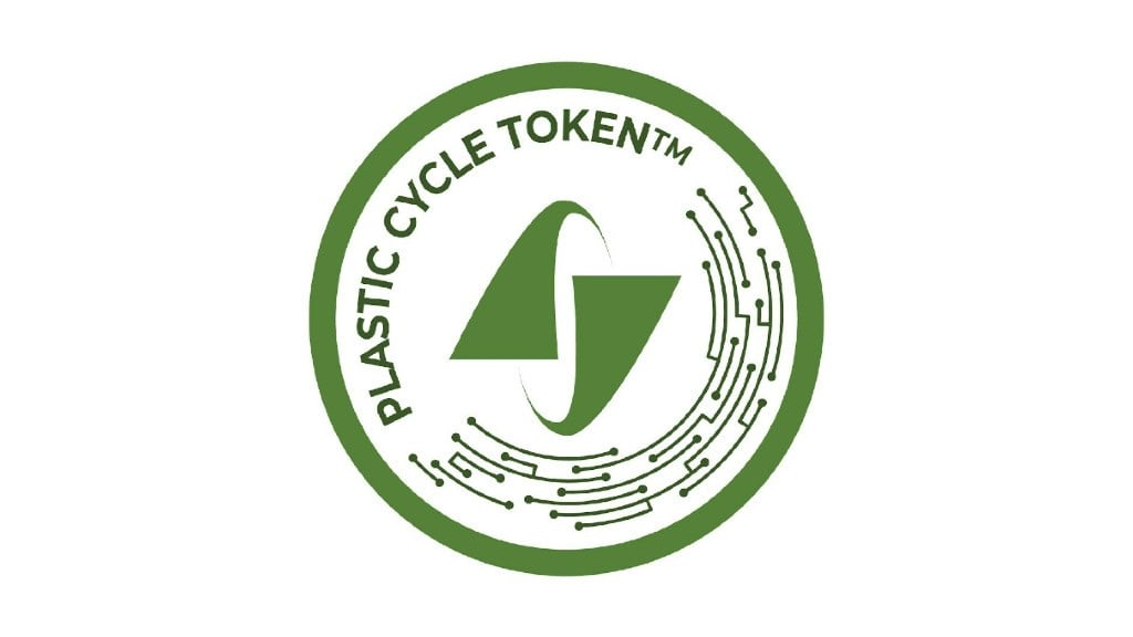 A plastic cycle token