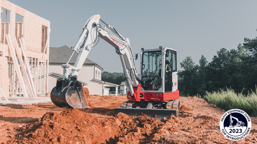 2023 Top Introductions: Takeuchi’s TB350R compact excavator