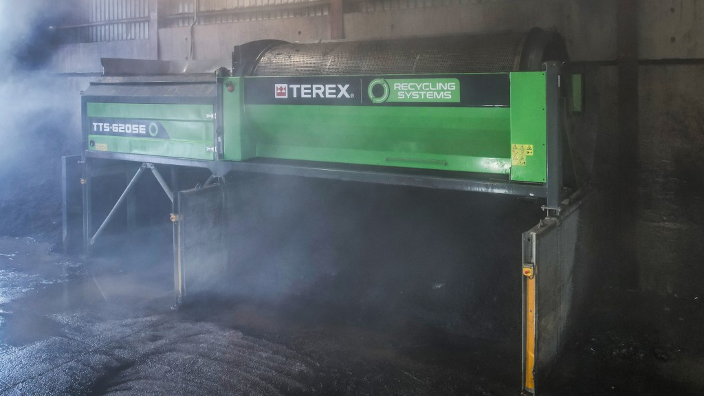 Terex Recycling Systems’ new static electric trommel screen for versatile work