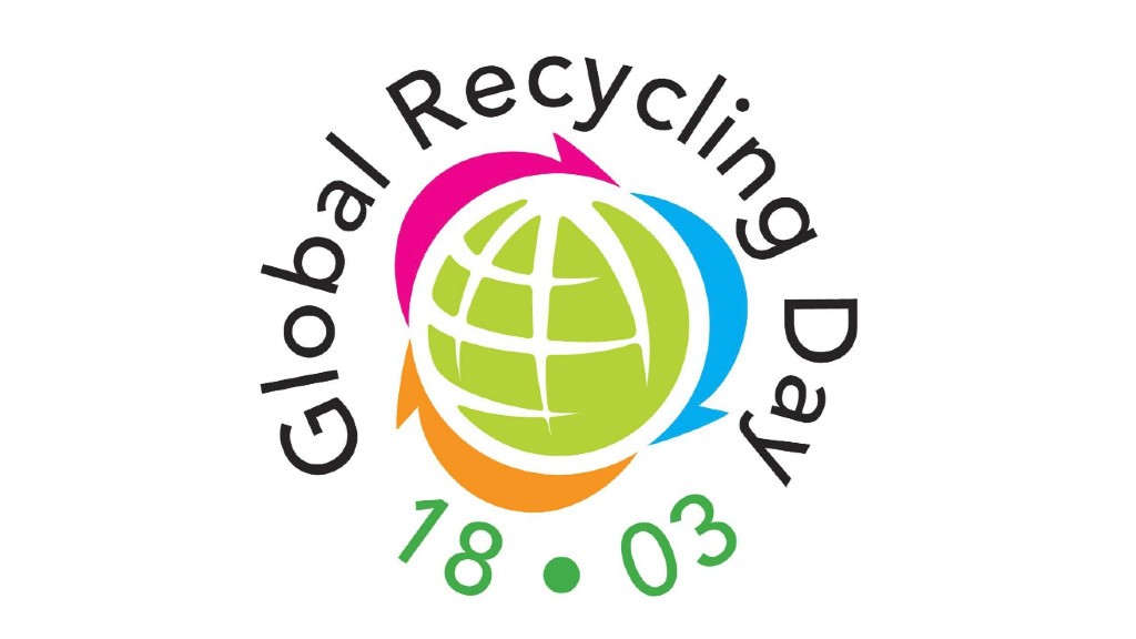 The Global Recycling Day logo