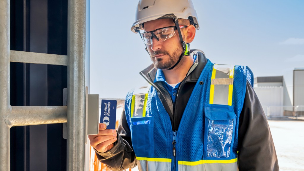 United Rentals access management system uses RFID badges to increase safety, visibility