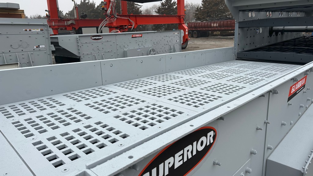 Superior Industries' heavy-duty scalping screen for large feed sizes