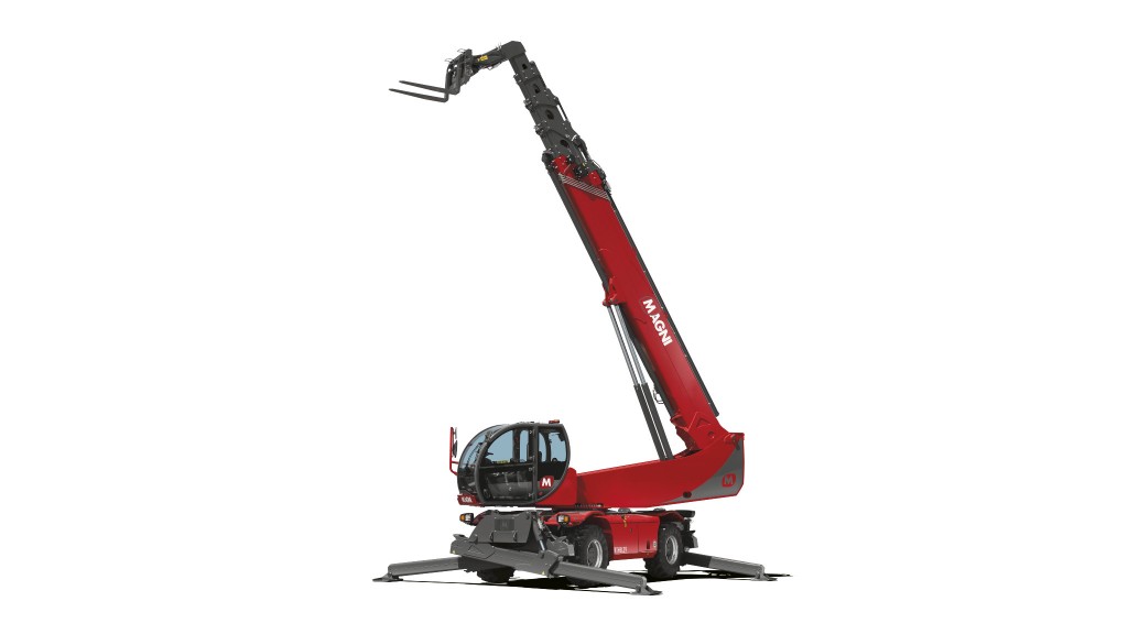 Updated Magni rotating telehandler offers greater lifting capacity, dual extension modes