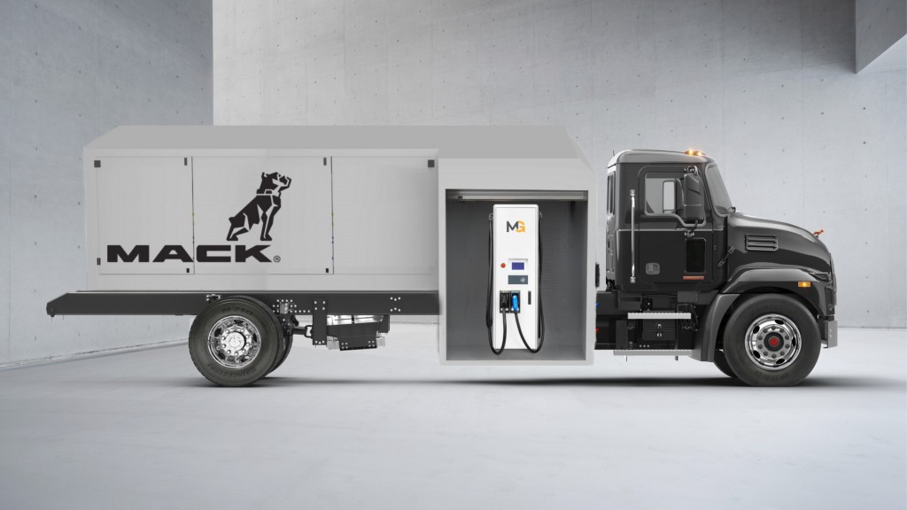 Mack mobile charging system enables off-grid electric vehicle testing