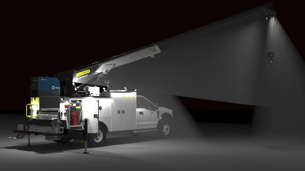 New Palfinger service crane and mechanics truck built for Class 5 chassis applications