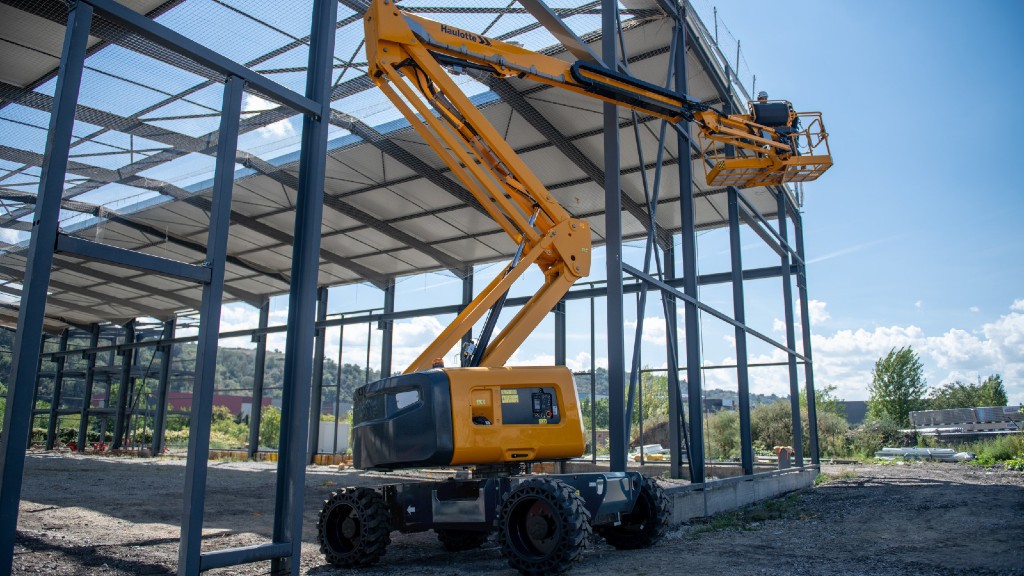 Haulotte boosts load capabilities, safety features on updated rough terrain articulating boom lift