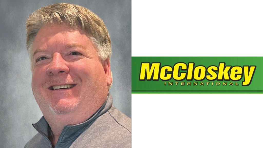 Eric Teague,  sales director – Americas, Oceania, and Pacific at McCloskey International
