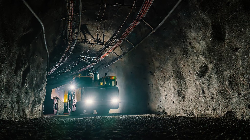 Boliden, Epiroc, and ABB install underground mining battery-electric trolley truck system