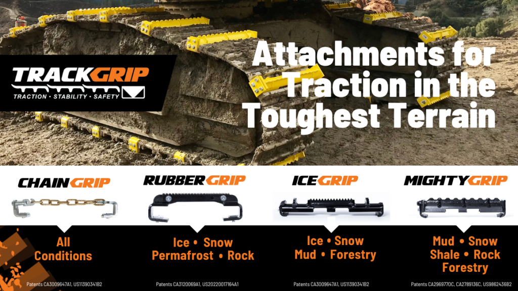 Increase stability, safety and productivity with TrackGrip