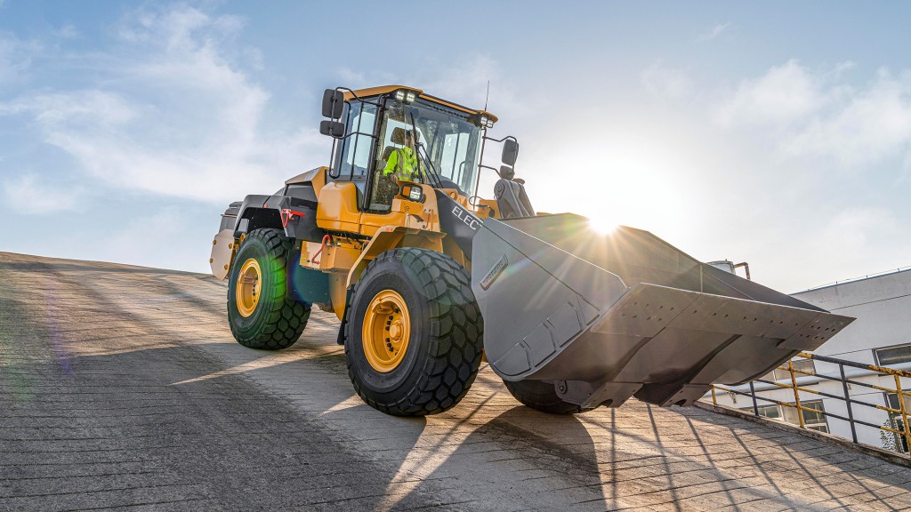 A Volvo CE L120 Electric wheel loader