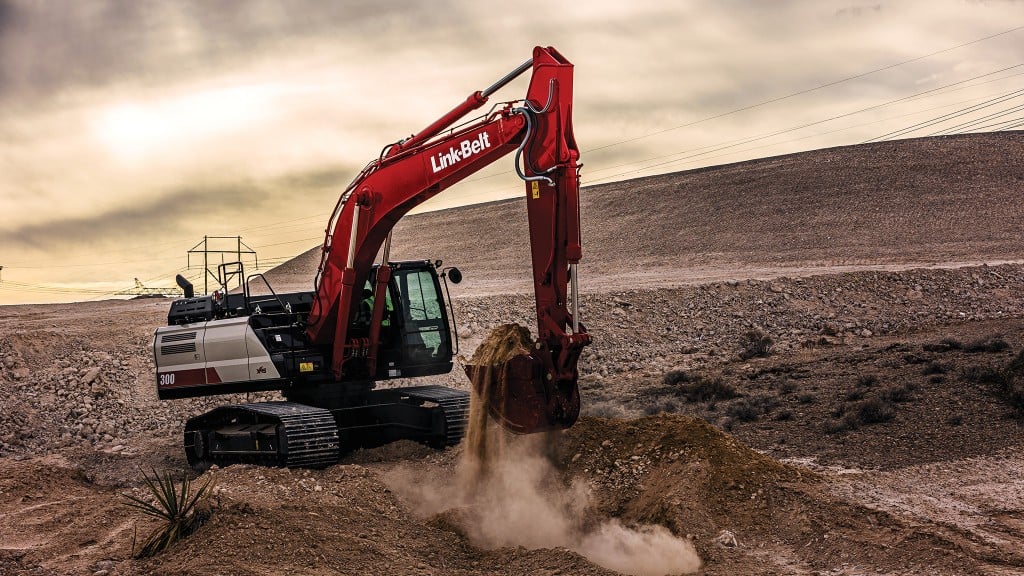 Technology-ready Link-Belt excavators ease the uptake of machine control