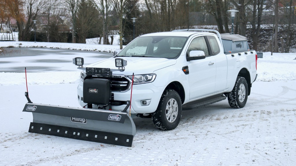 Lineup of lightweight Hilltip snowplows equip vehicles for efficient snow removal