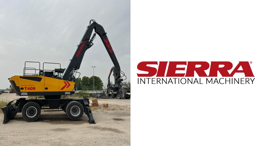 Sierra International Machinery's first fully electric material handler