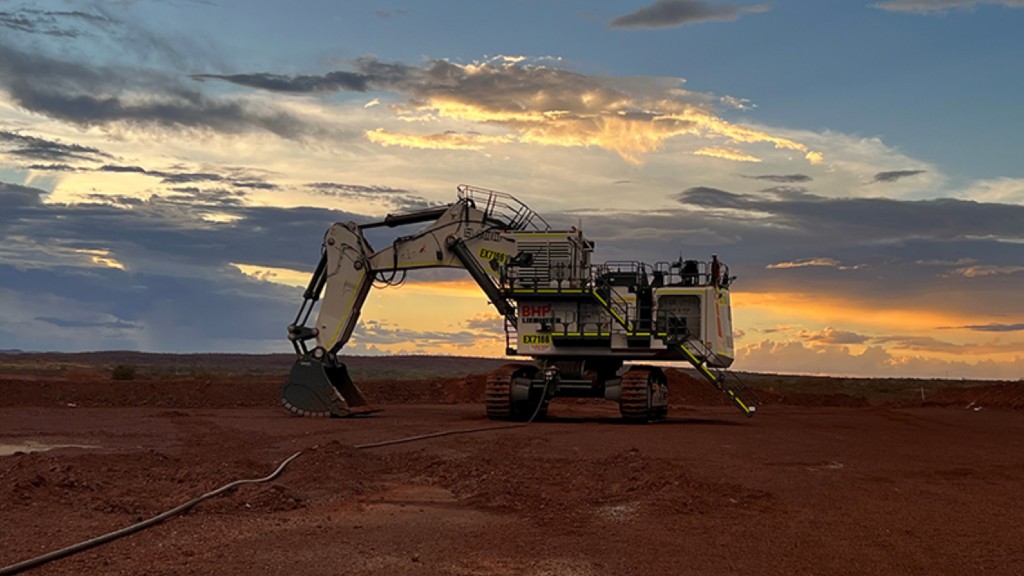 BHP deploys electric Liebherr excavator at Australia mine site