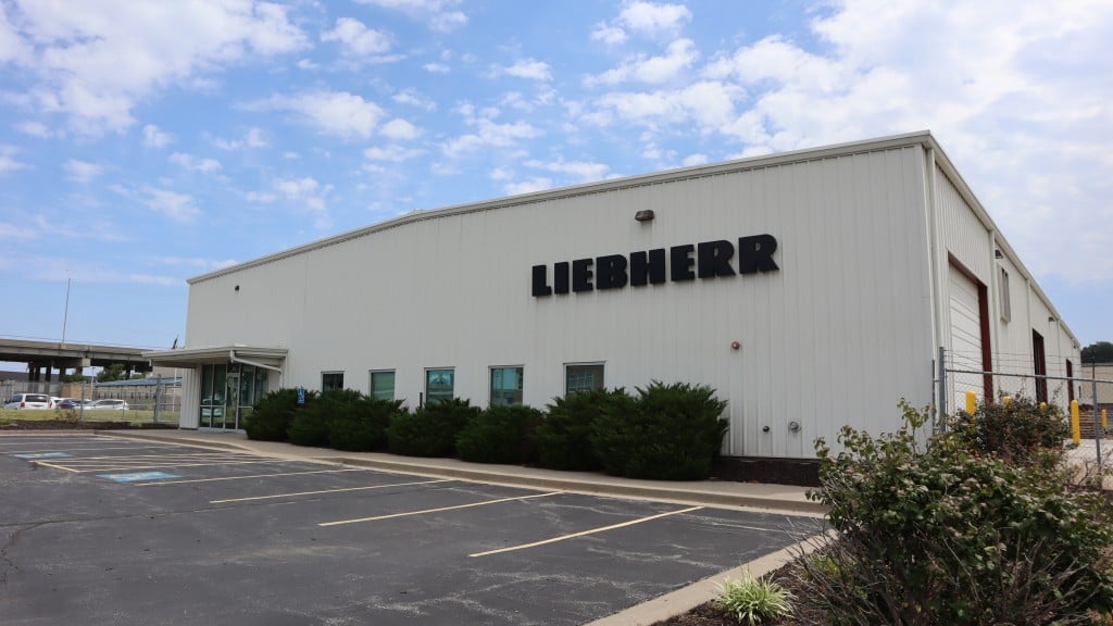 Liebherr's parts facility in Kansas City currently holds approximately 2,300 stocked spare part line items.