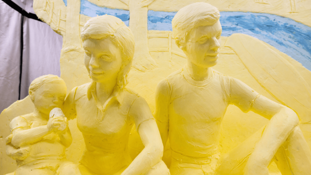 800-pound butter sculpture to be recycled into usable energy