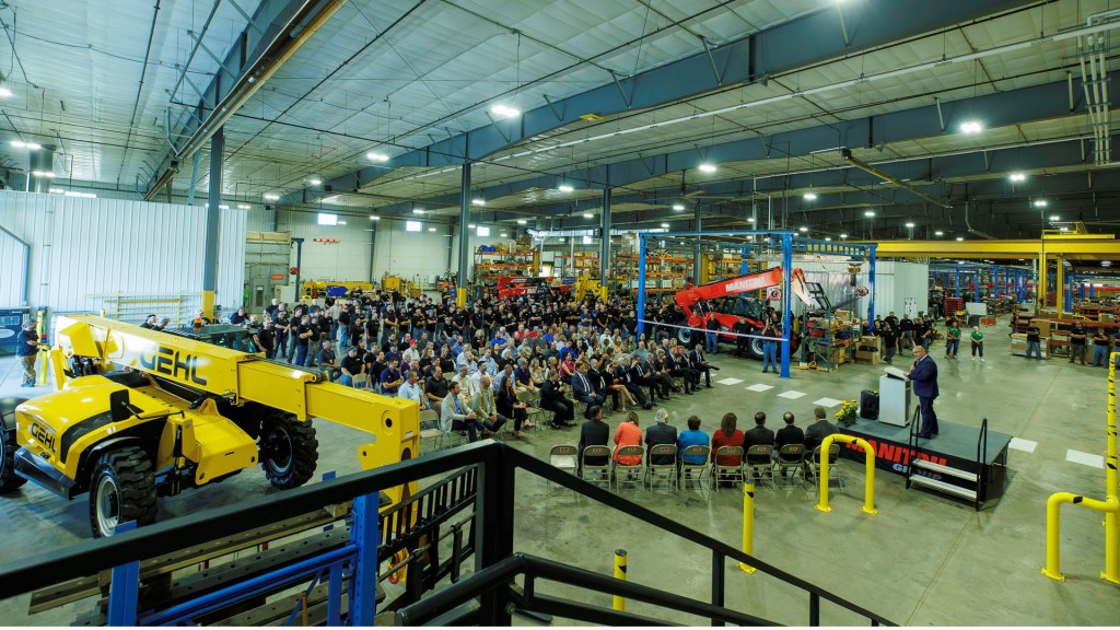 Manitou Group inaugurated a 75,000 square-foot expansion to its 220,000 square foot plant in Yankton, South Dakota