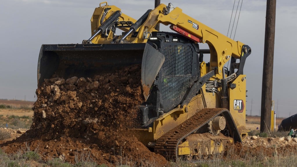 Caterpillar's biggest compact track loaders ever are the 285 and 285 XE.