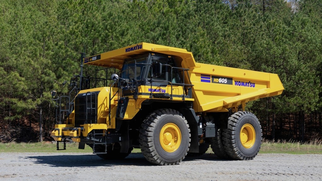 The new haul trucks, just introduced to the North America market, aim to help increase productivity and improve fuel efficiency in quarry, mining, and aggregate applications