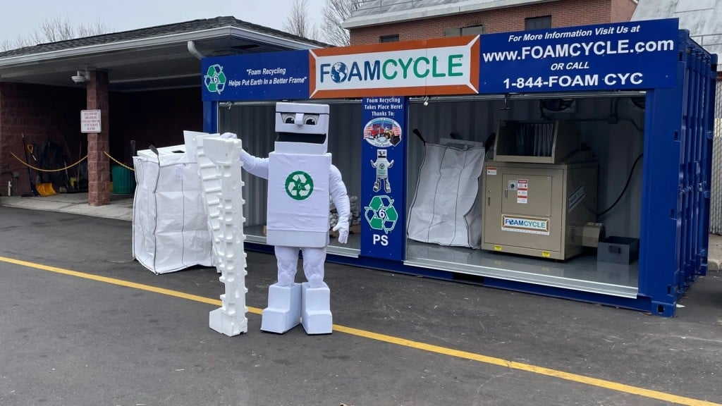 Foam Cycle offers a turnkey EPS recycling system to municipalities.