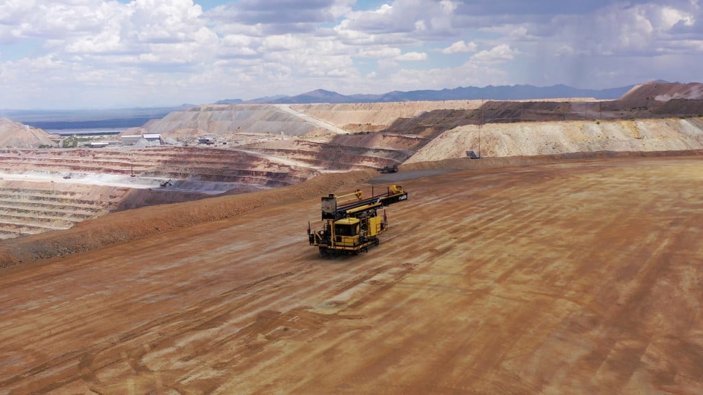 A Komatsu ZR77 blasthole drill at the company’s Arizona Proving Grounds.