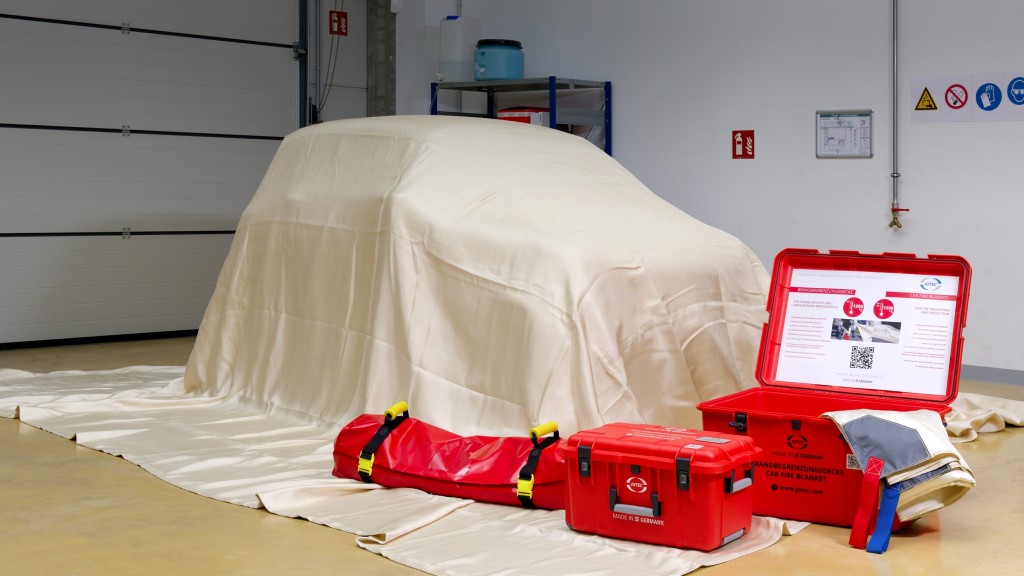 Lithium-ion fire-fighting blankets are specifically designed to manage the extreme temperatures generated by EV battery fires