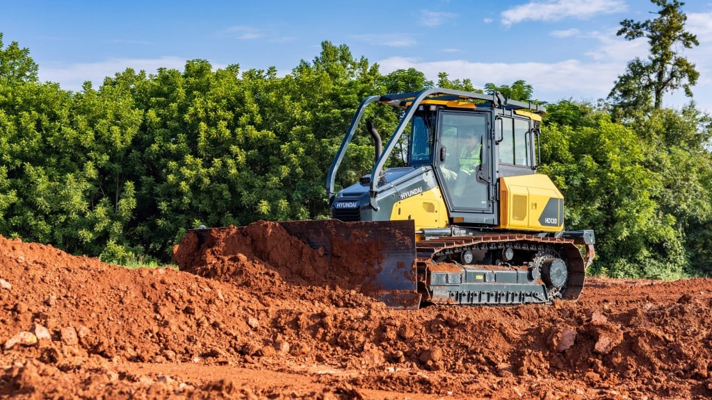 Hyundai expands its crawler dozer line with a 15-ton-class machine for larger jobs