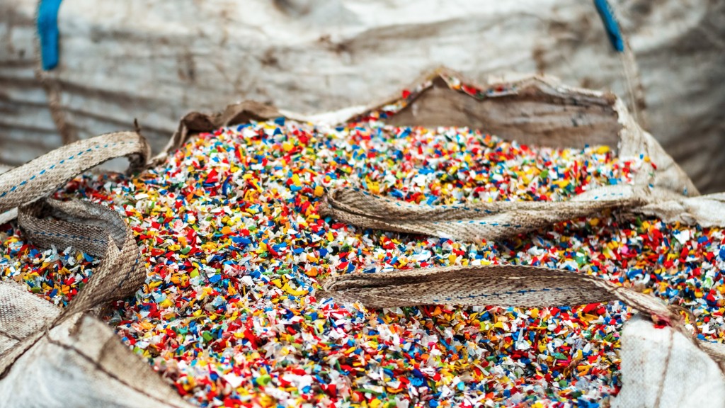 Shreddered plastic for recycling