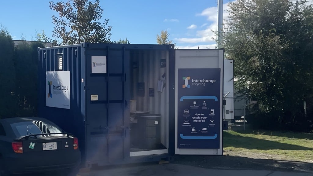 Interchange Recycling opens new oil recycling depot in Kelowna, B.C.