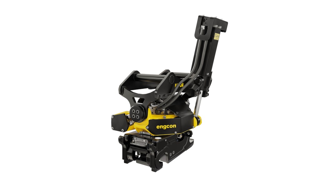 Engcon launches updated tiltrotator for two- to four-ton excavators