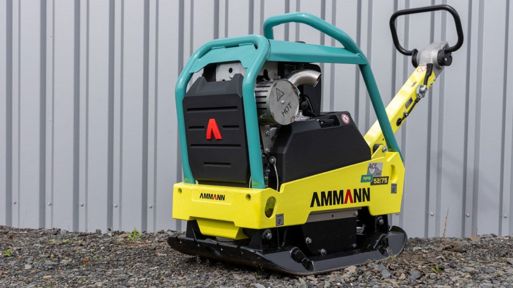 Speedy new Ammann plate compactors can climb 30 percent grades