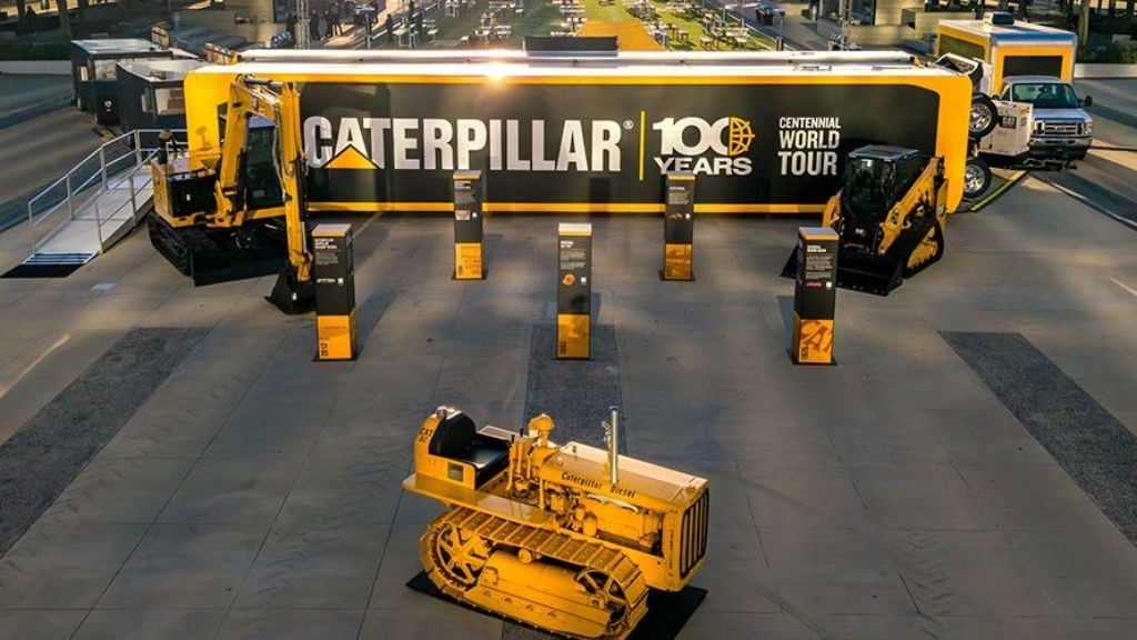 Caterpillar celebrates 100 years in business with limited-edition machine colour