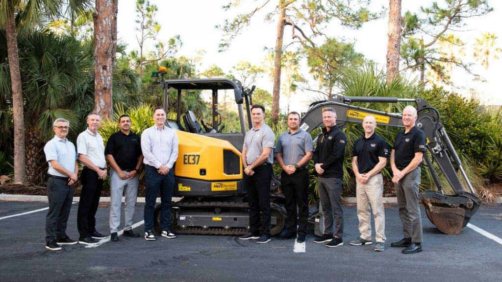 Volvo CE to supply hundreds of compact excavators to Herc Rentals