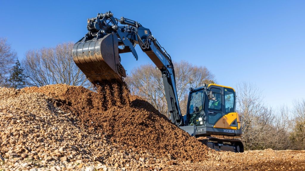 Hyundai debuts its first 9-ton compact excavator at the ARA Show