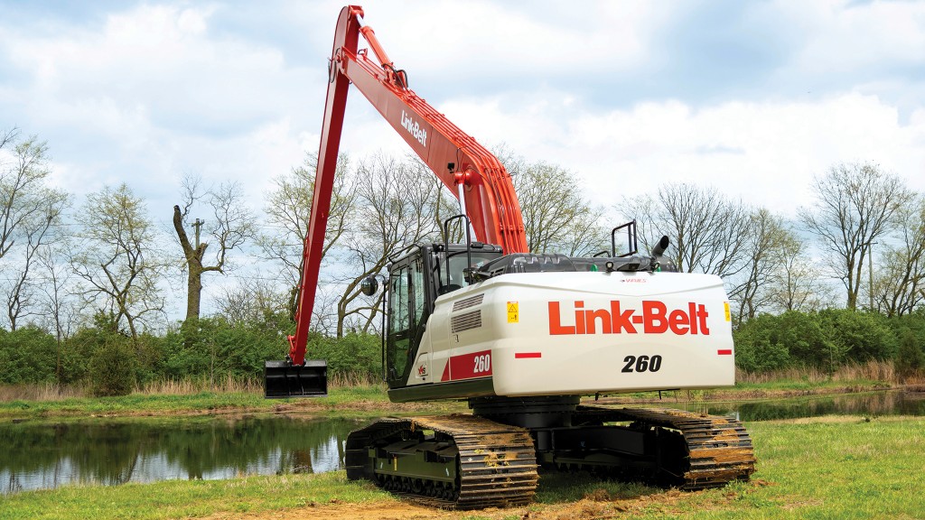 Link-Belt Excavators adds long-front machines to its X4S series