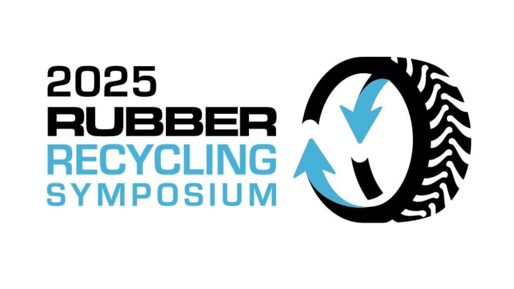 The Tire and Rubber Association logo and the Rubber Recycling Symposium logo