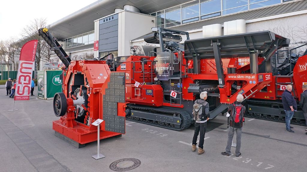 SBM highlighted new technology for mineral processing and crushing at bauma