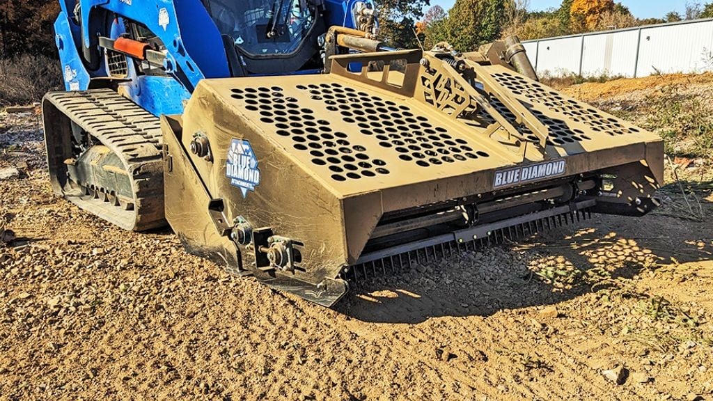 (VIDEO) Blue Diamond’s new hydraulic rock rake is built for optimal land preparation