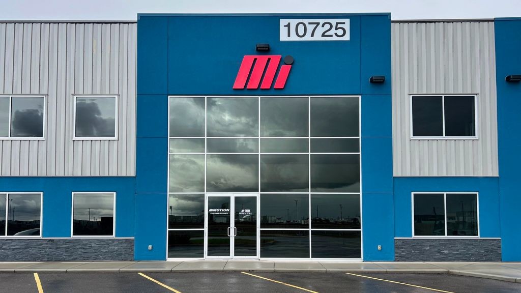 The exterior of Motion's Calgary, Alberta, shop The exterior of Motion's Calgary, Alberta, shop