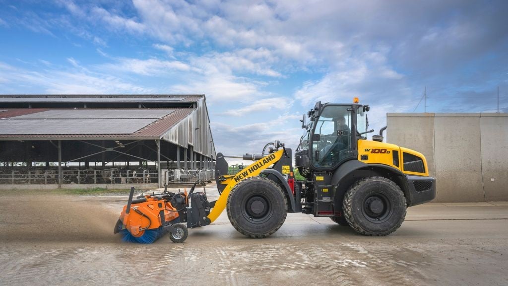 Newly designed compact wheel loader from New Holland prioritizes operator comfort and precise control