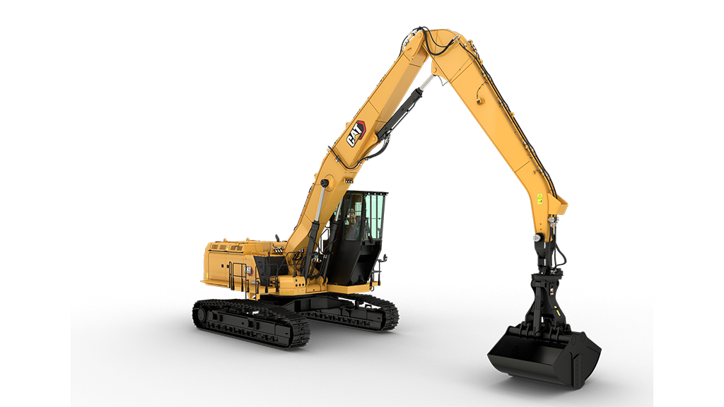 Advanced technology on Cat's new material handler offers more precision in hard-to-reach applications Advanced technology on Cat's new material handler offers more precision in hard-to-reach applications